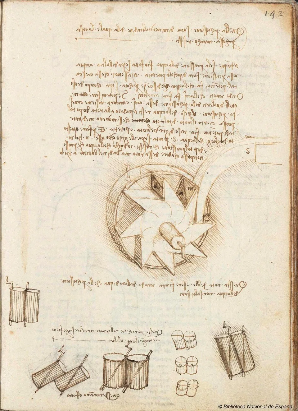 Study for a Waterwheel