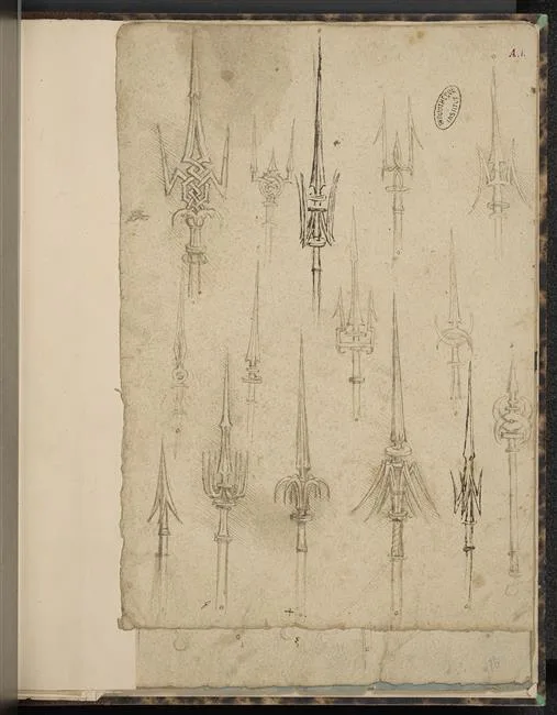 Study of Halberds (Zöllner 588)