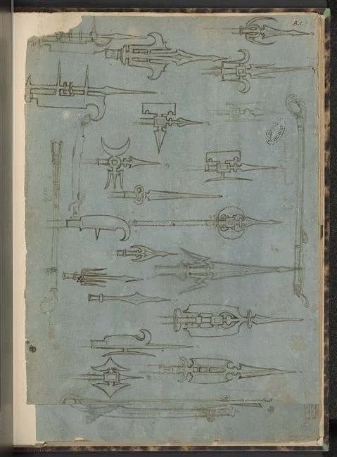 Study of Halberds (Zöllner 589)