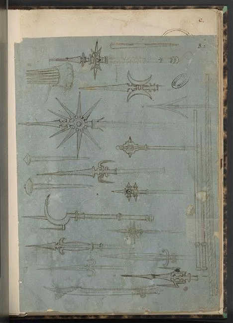Study of Halberds (Zöllner 590)