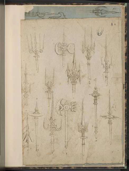 Study of Halberds (Zöllner 591)