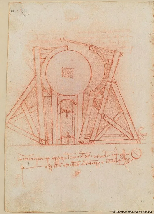 Study of the Wooden Framework with Casting Mould for the Sforza Horse (Zöllner 71)