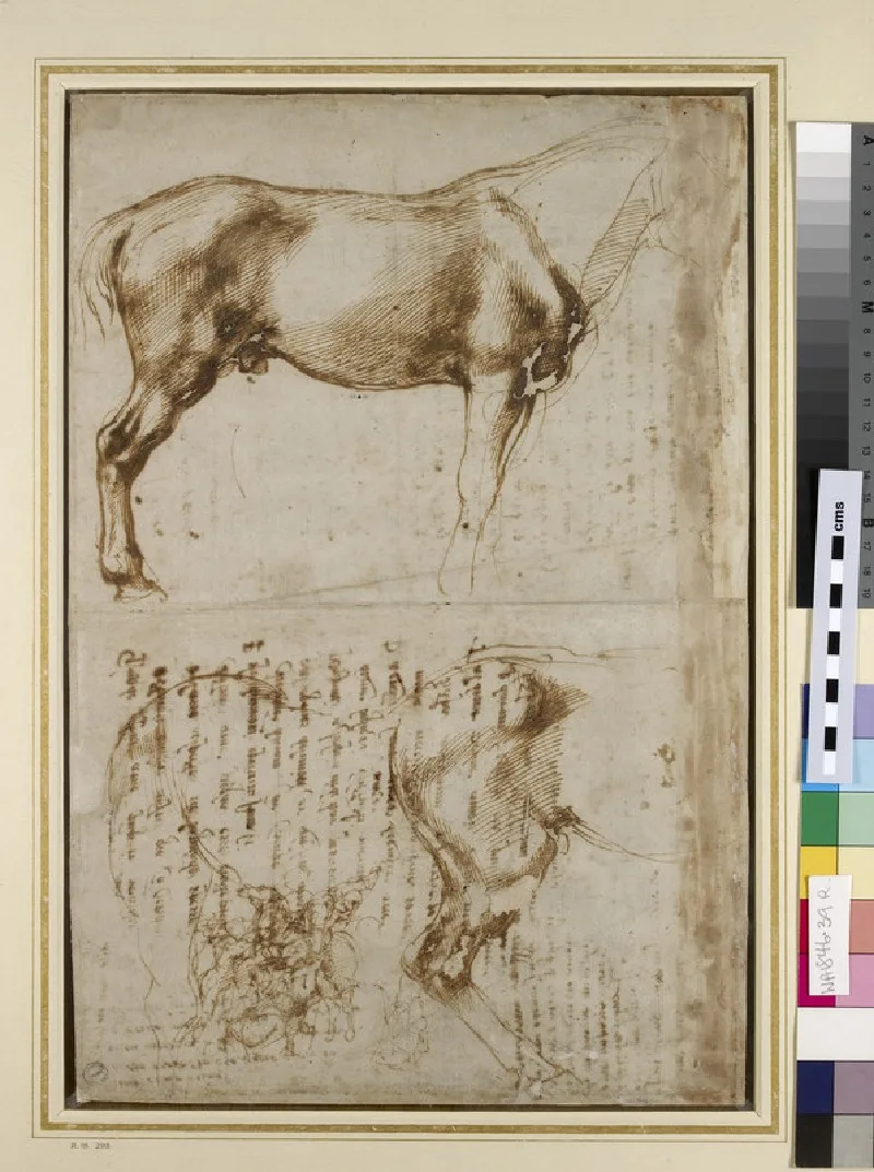 Studies of a Horse and of a Horseman attacking Foot-soldiers