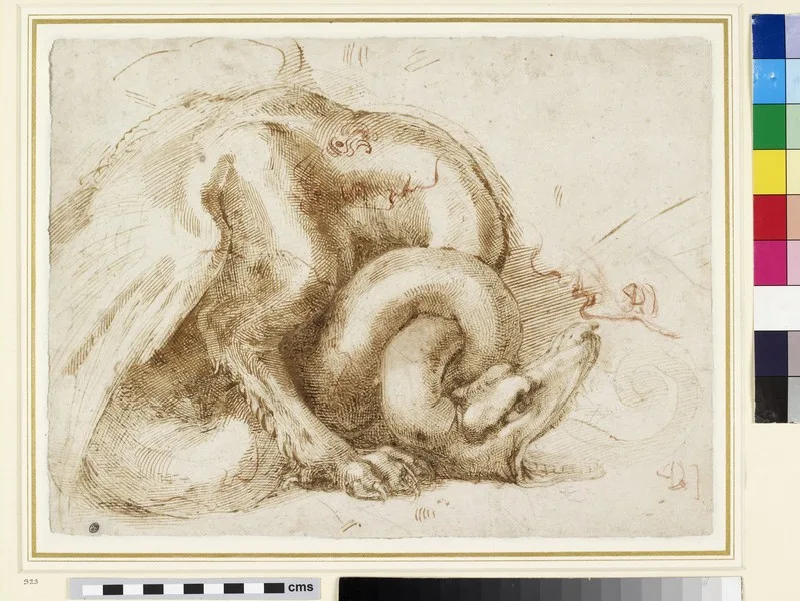 Dragon and other sketches