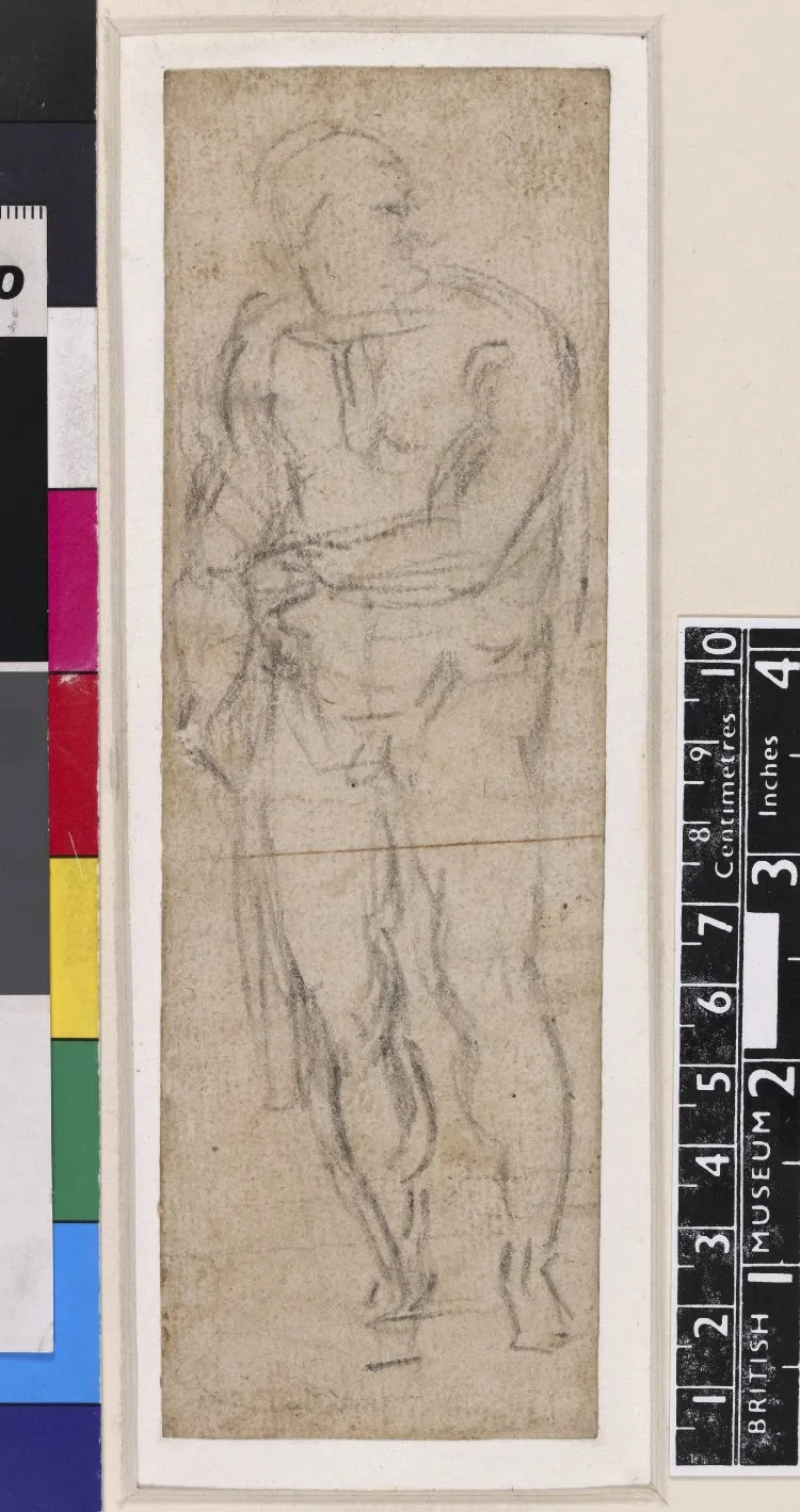 Male Nude, standing