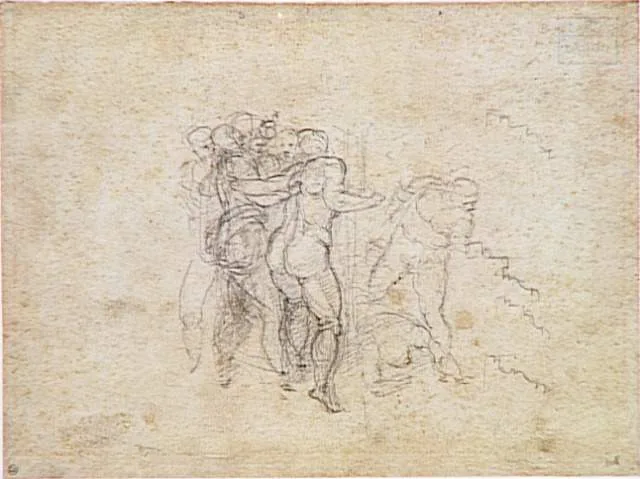 Etude pour le Jugement dernier, NI1662recto;AI681recto