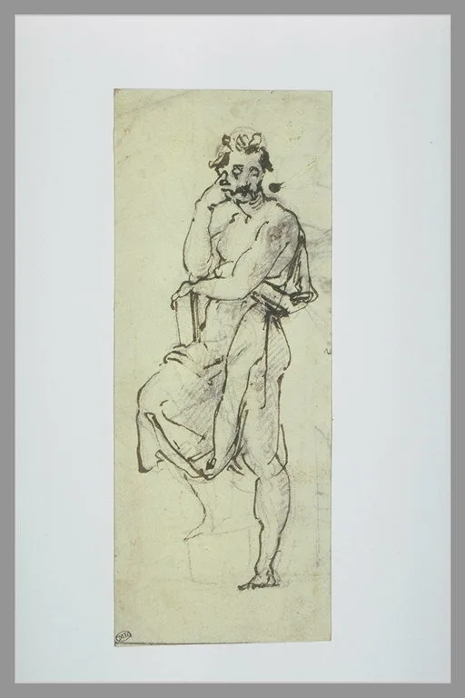 Projet d'une statue d'apôtre saint Jean l'Evangéliste