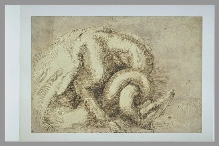 Animal fantastique, probablement un dragon