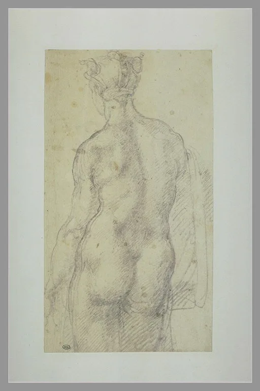 Femme nue, vue de dos