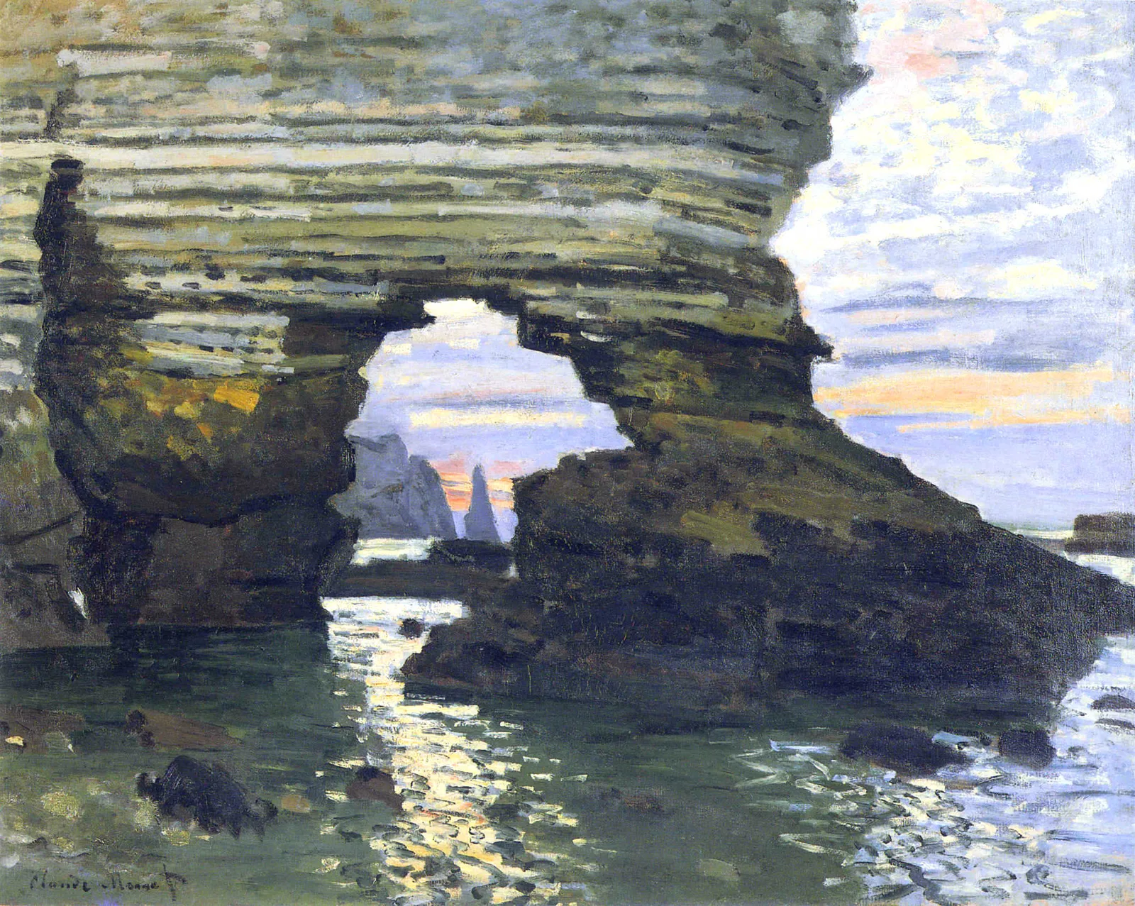 Port d `Amount Etretat