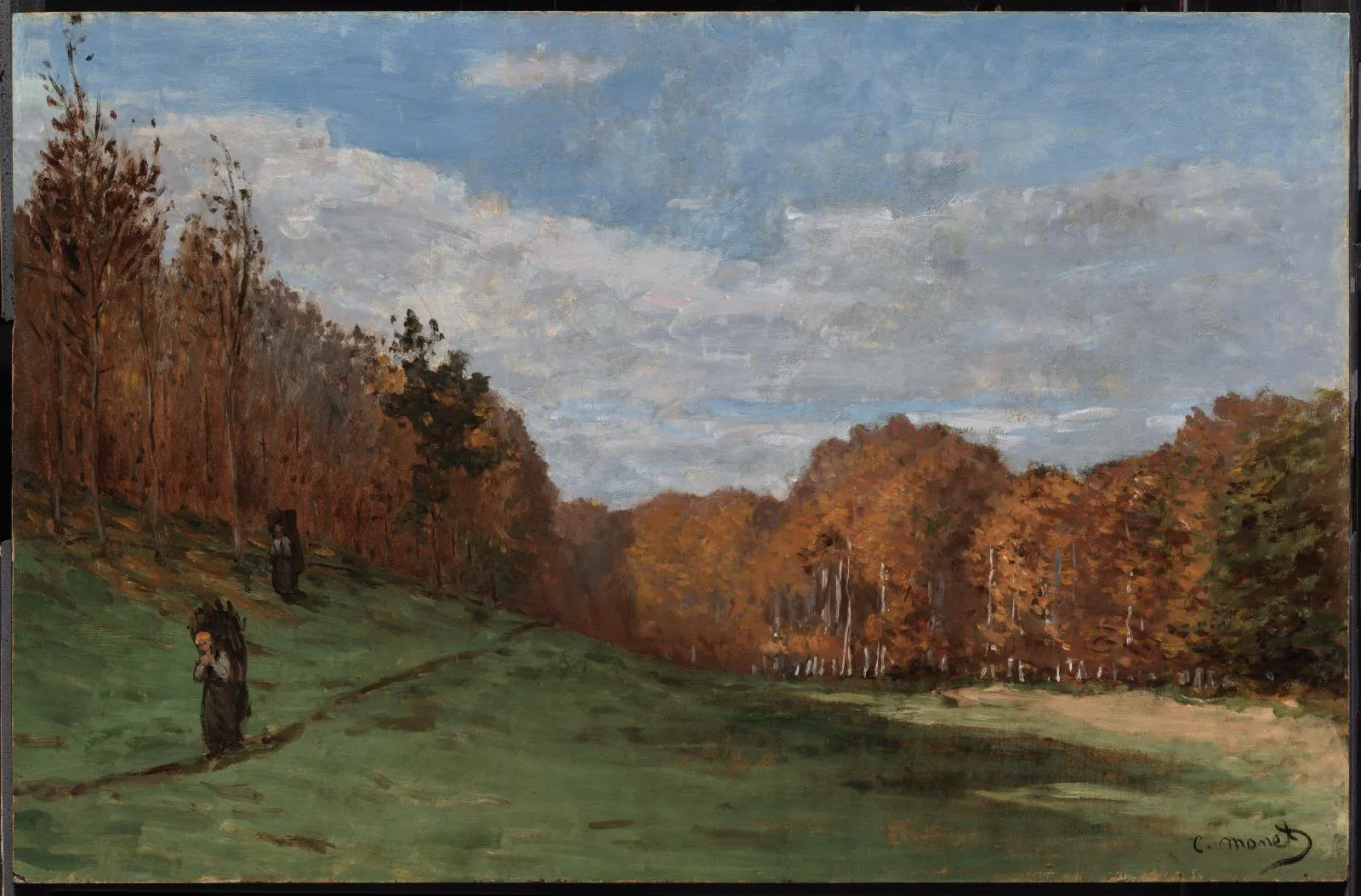 Woodbearers in Fontainebleau Forest