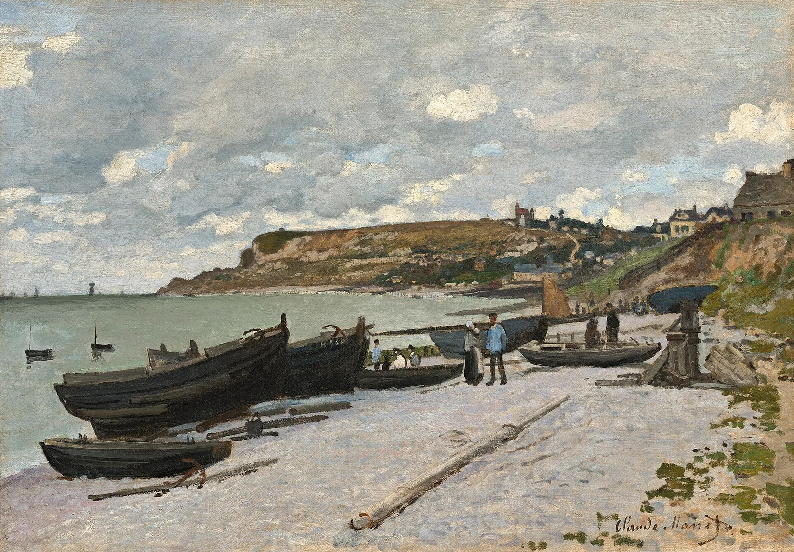 Sainte-Adresse, Fishing Boats on the Shore