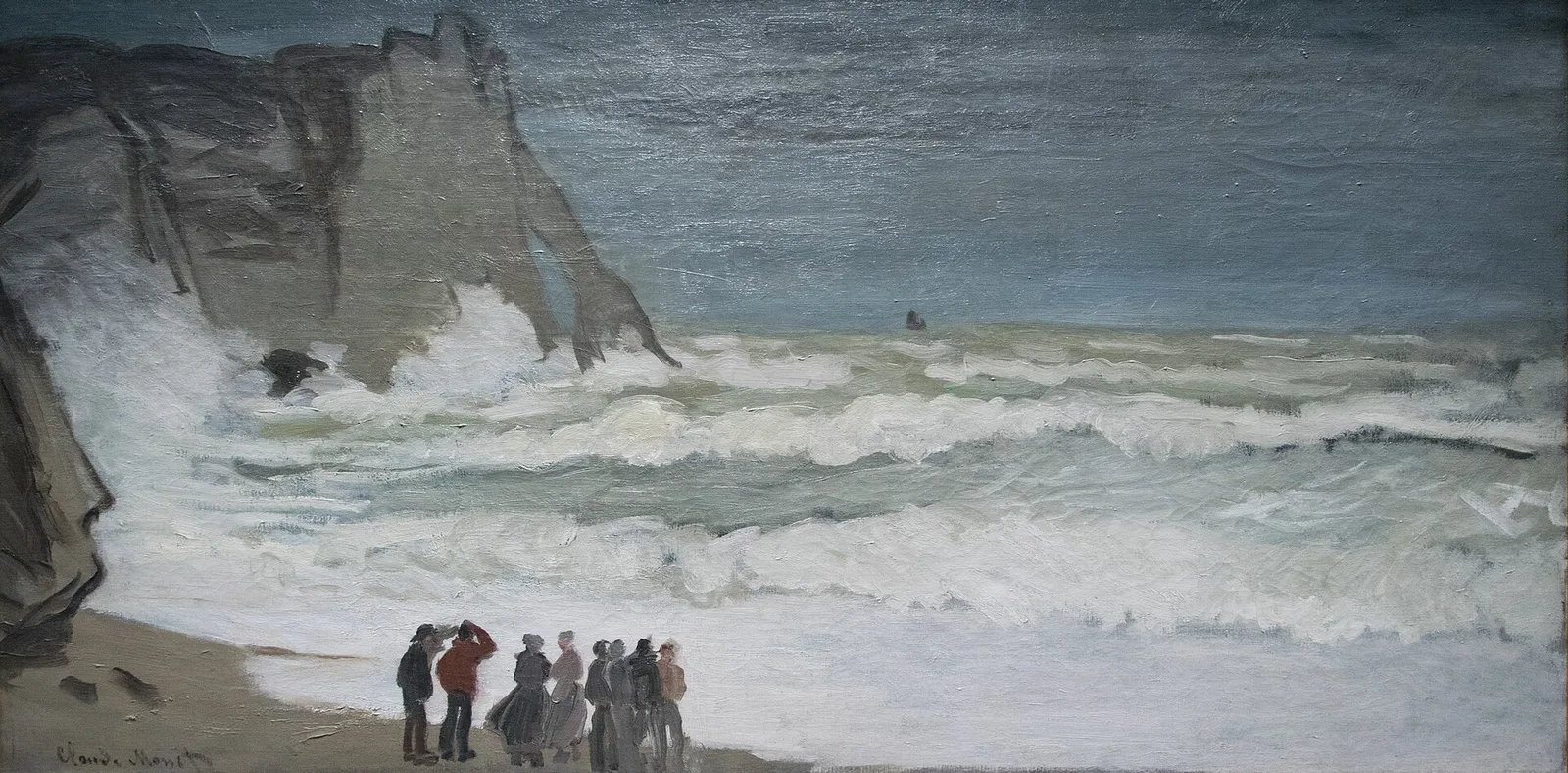 Rough Sea at Etretat
