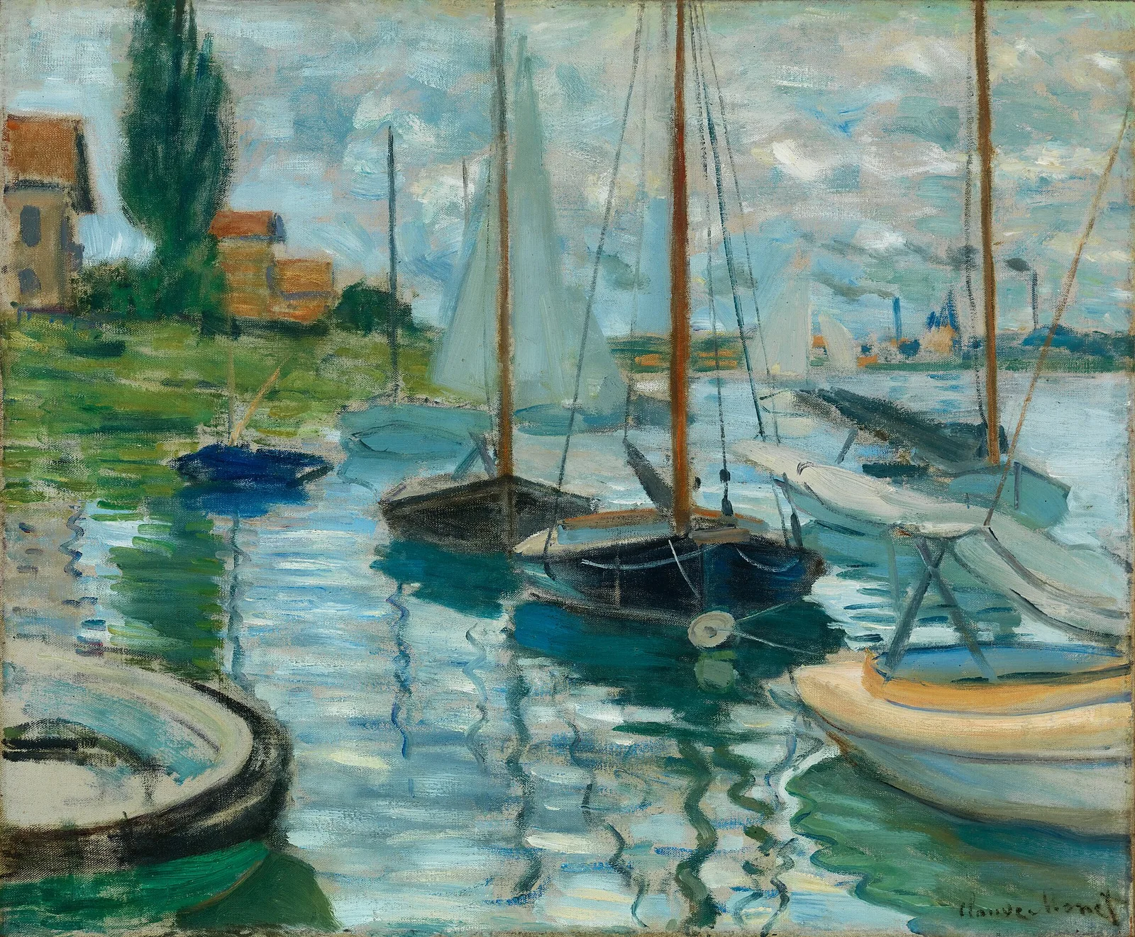 Boats at rest, at Petit-Gennevilliers