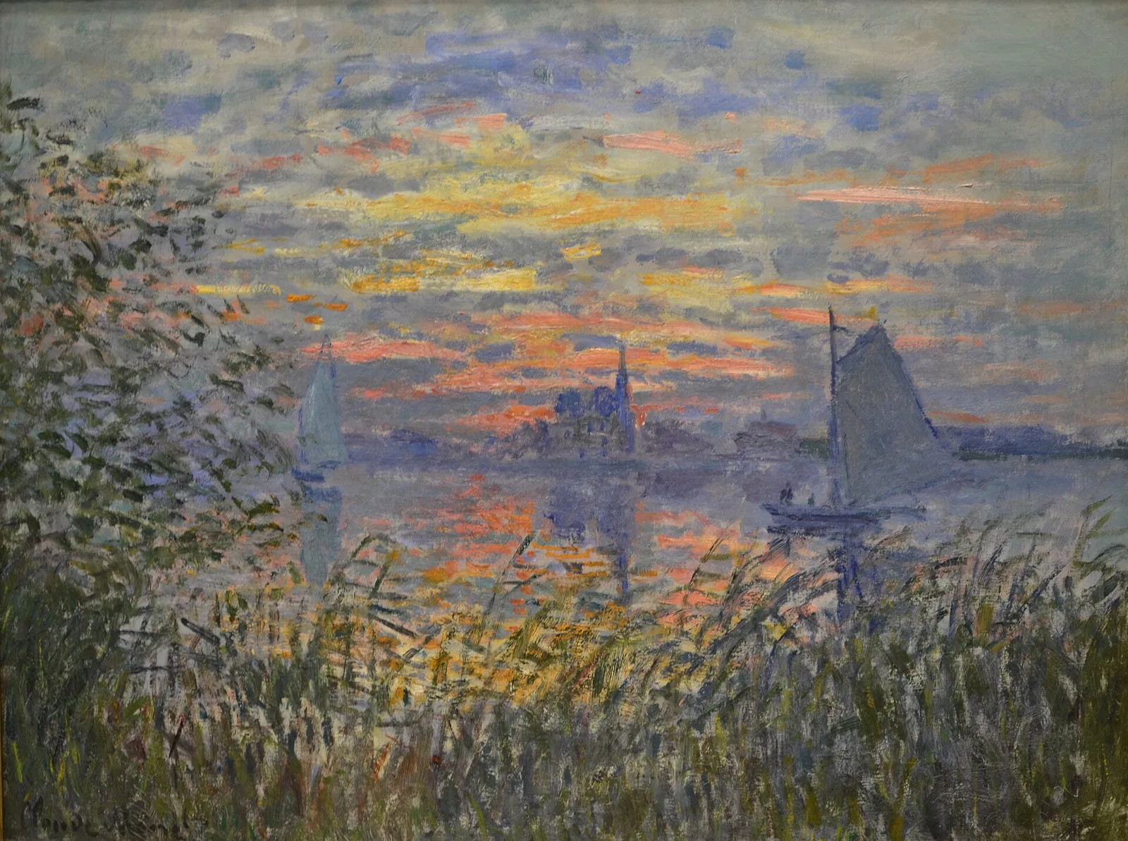 Sunset on the Siene