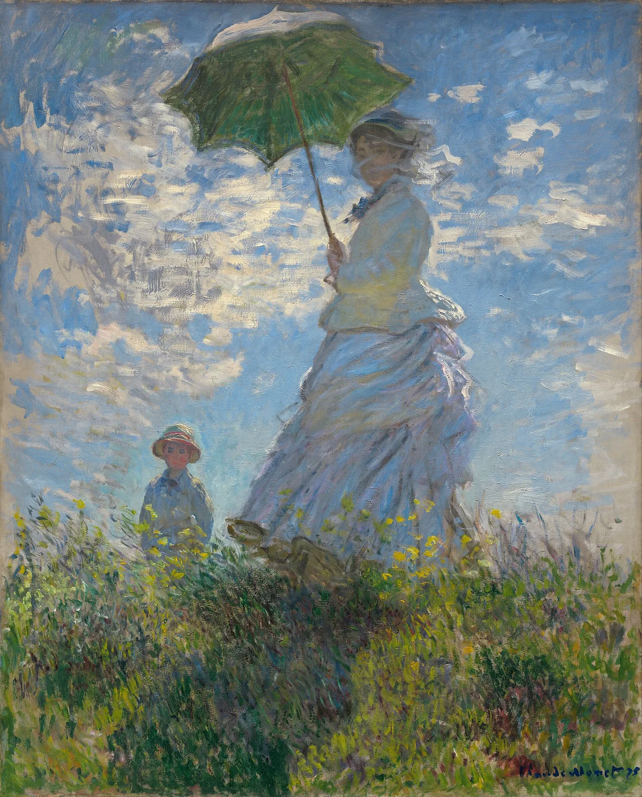 The Promenade, Woman with a Parasol