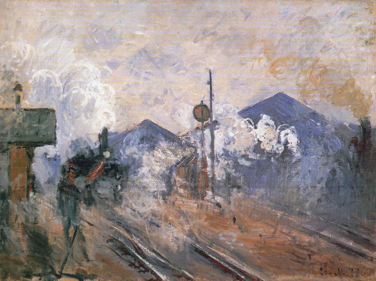 Saint-Lazare Station, Track Coming out