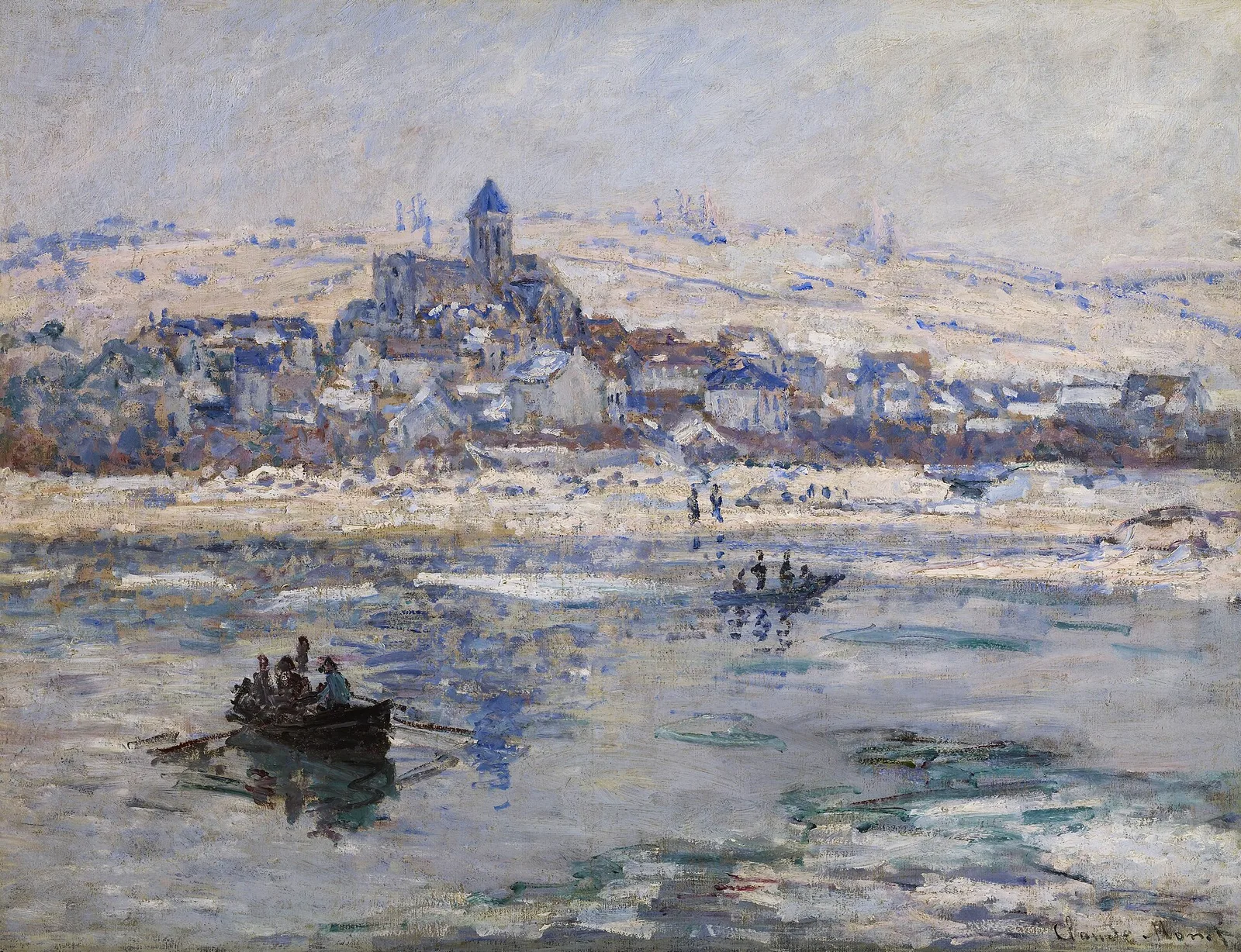 Vetheuil in Winter