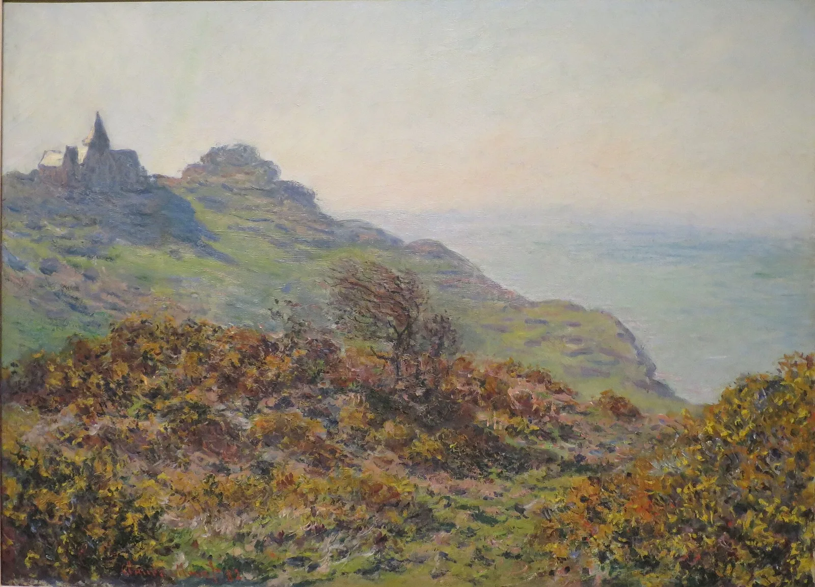 The Church at Varengeville and the Gorge of Les Moutiers