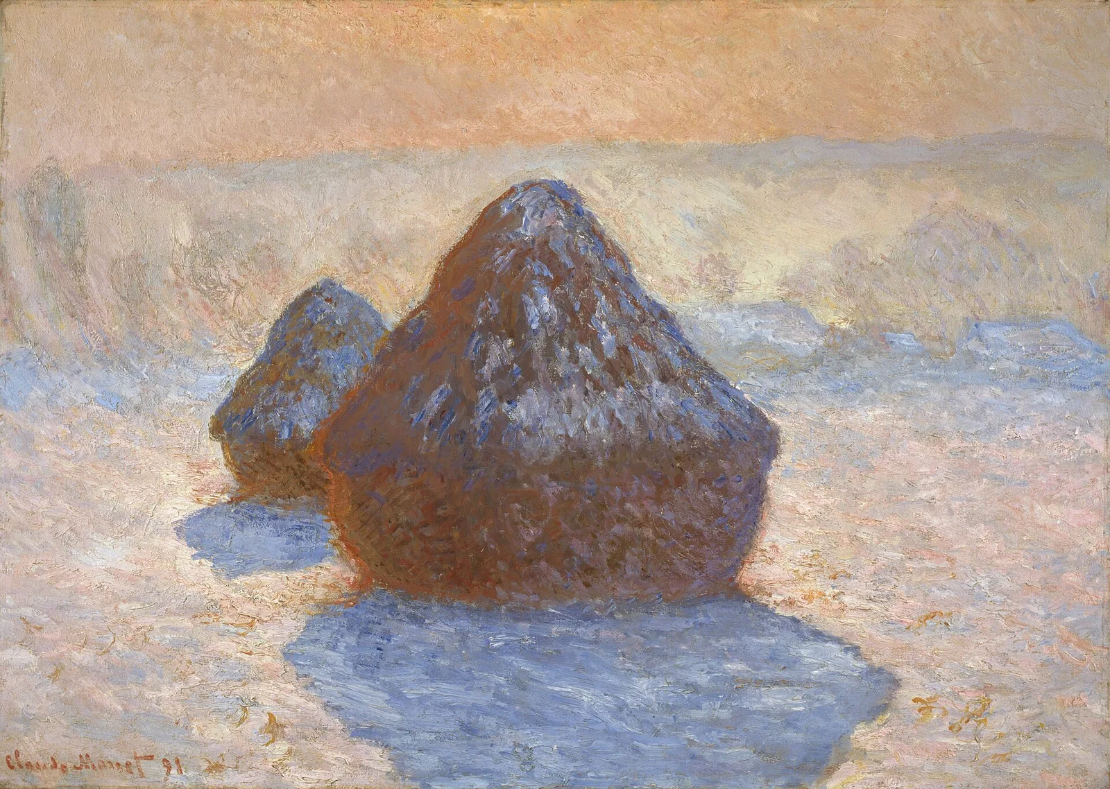 Haystacks, Snow Effect