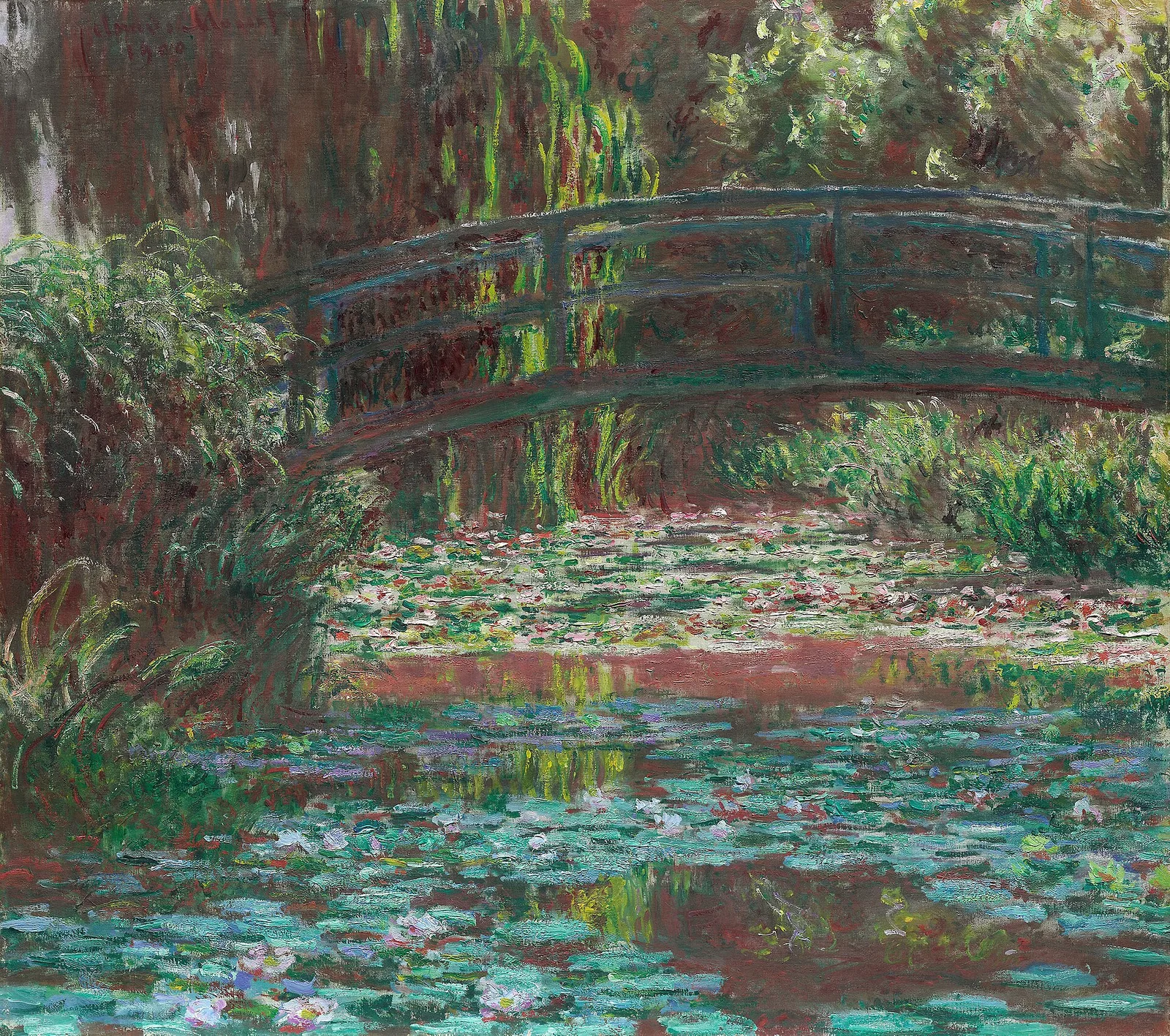 The Japanese Bridge (The Bridge over the Water-Lily Pond) (No. 1)