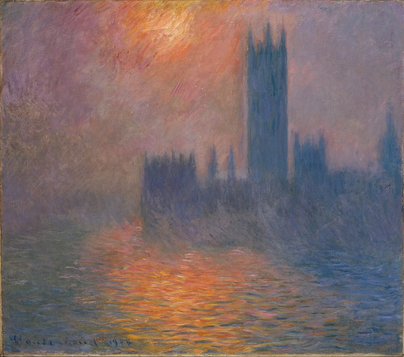 Houses of Parliament, Sunset