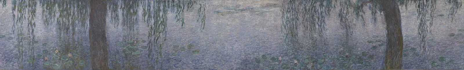 Water Lilies: Clear Morning with Willows
