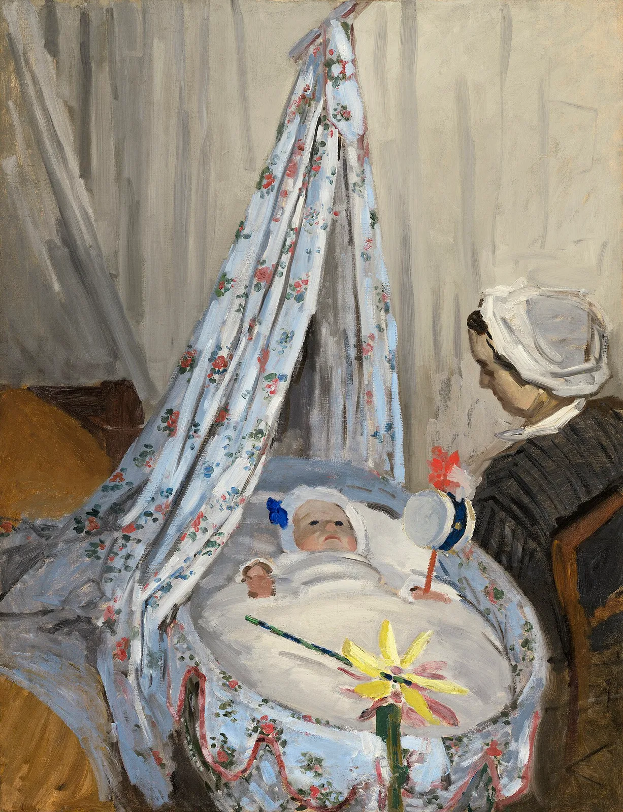 Jean Monet in His Cradle