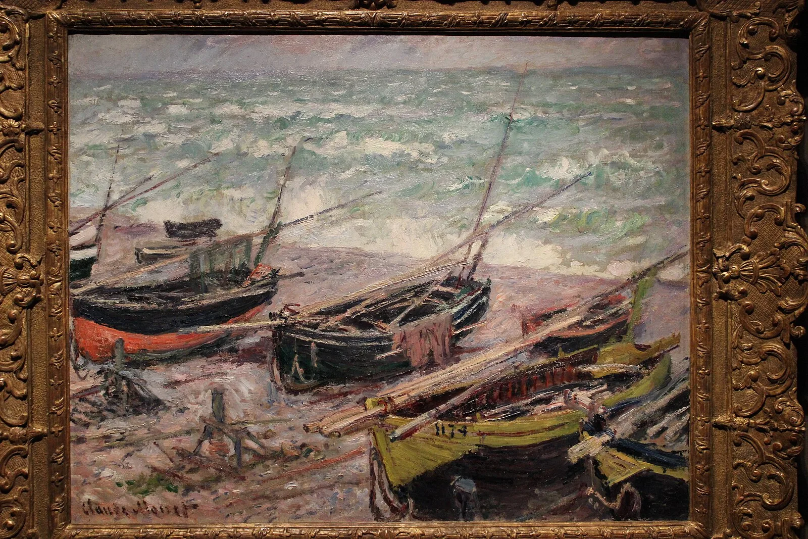 Fishing Boats in Etretat