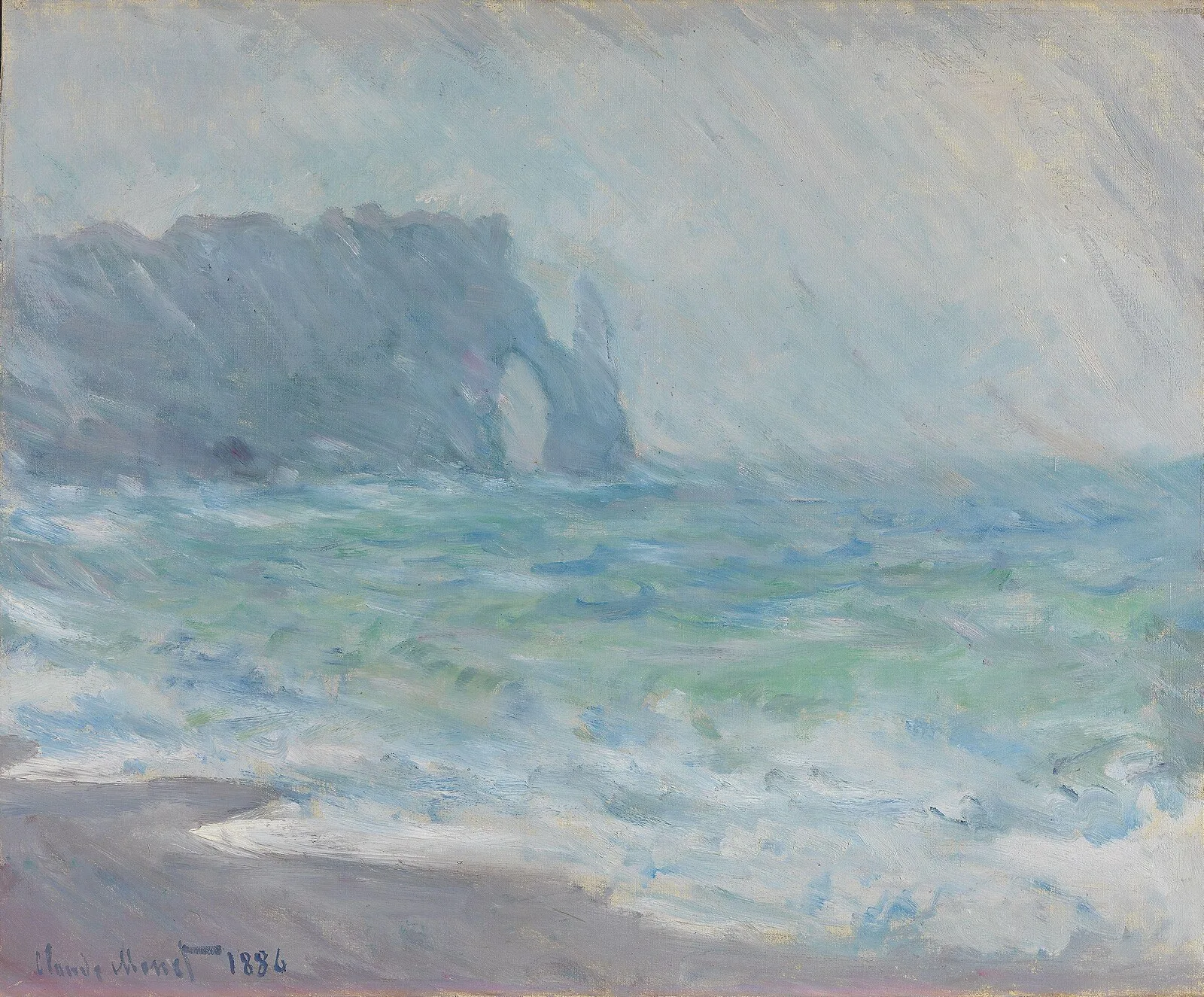 Etretat in the Rain