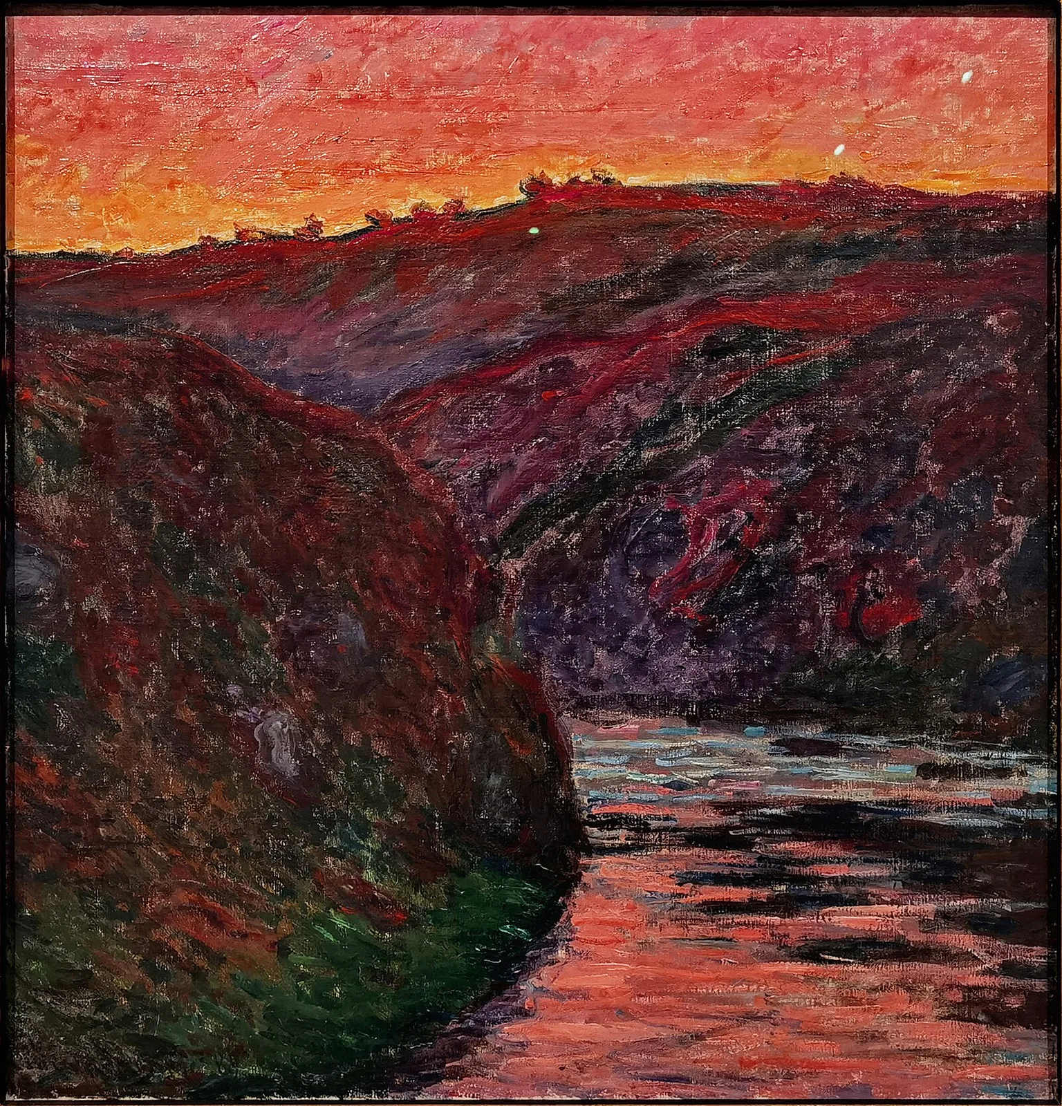 Valley of the Creuse, Sunset