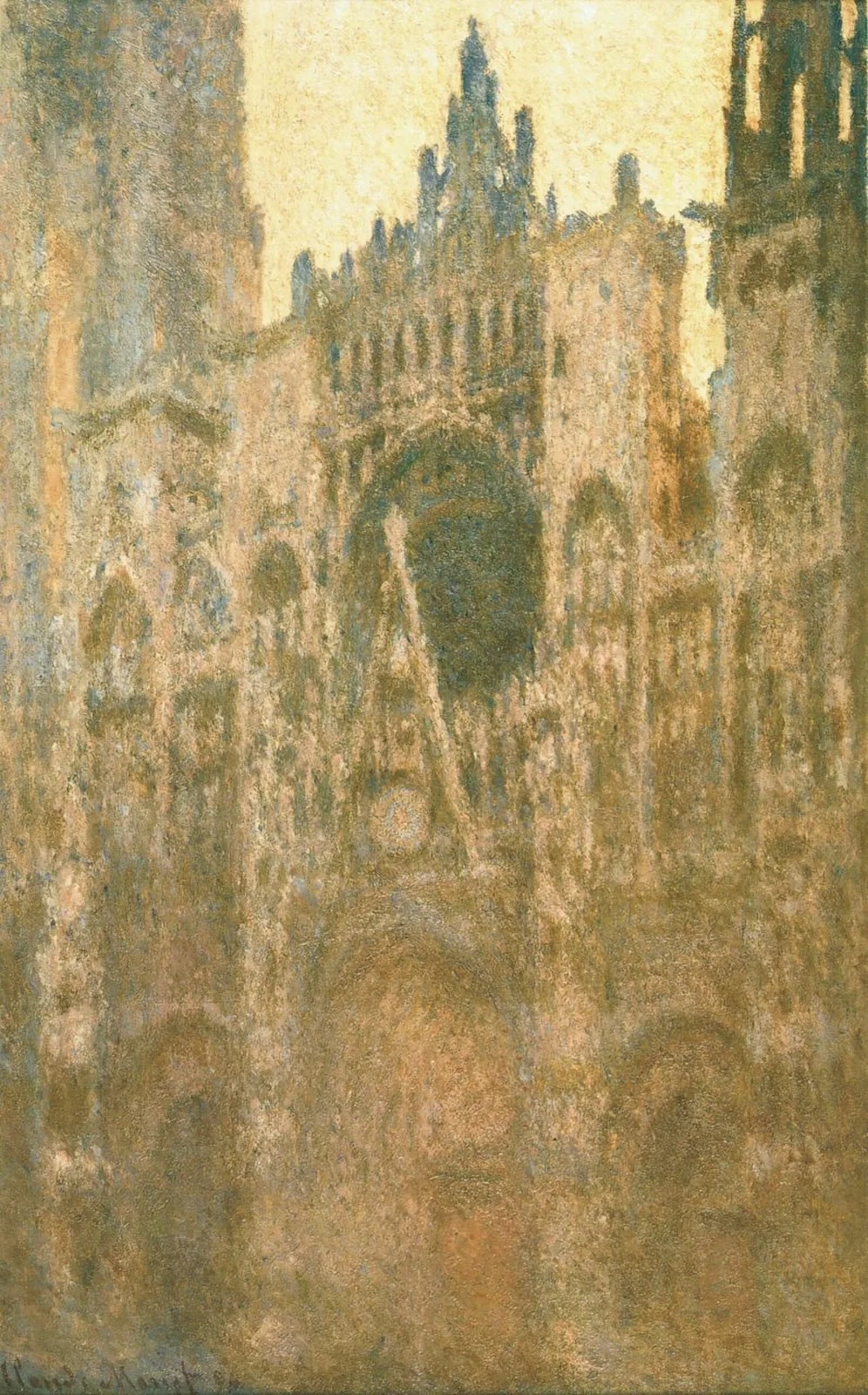 Rouen Cathedral, Portal, Morning Fog