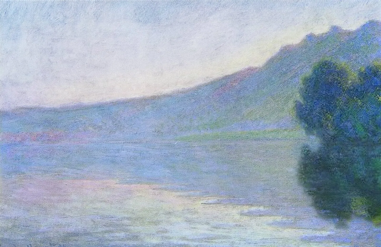 The Seine at Port-Villez, Pink Effect