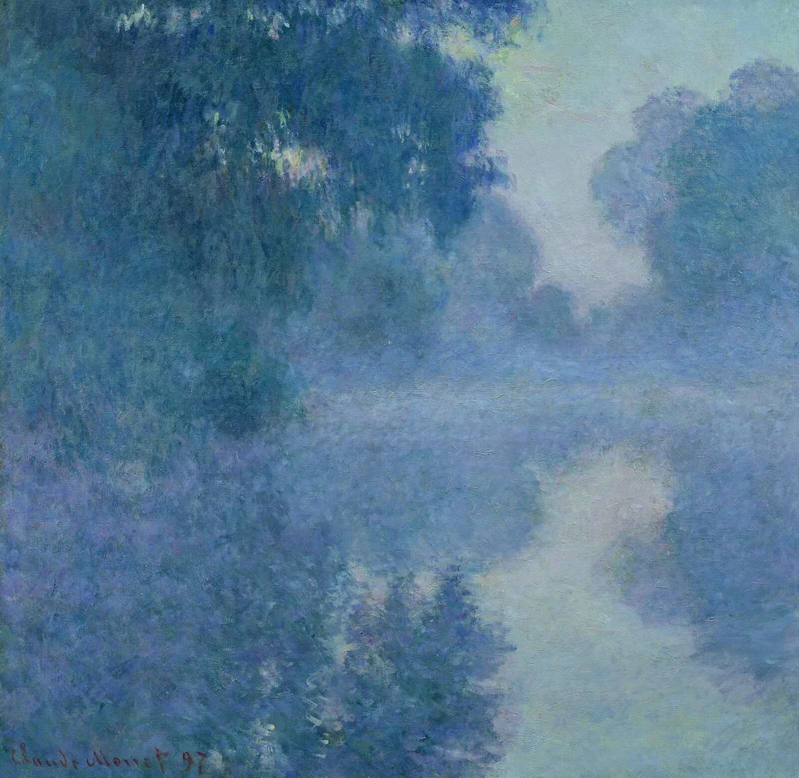 Arm of the Seine near Giverny at Sunrise