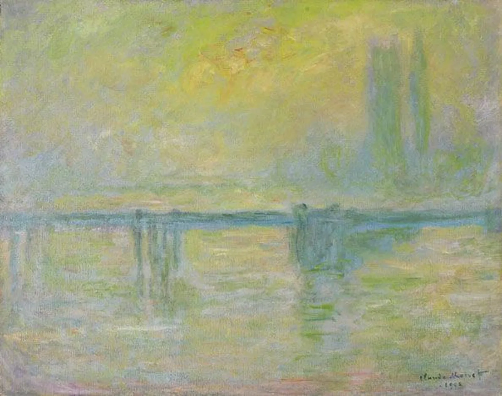 Charing Cross Bridge, Fog
