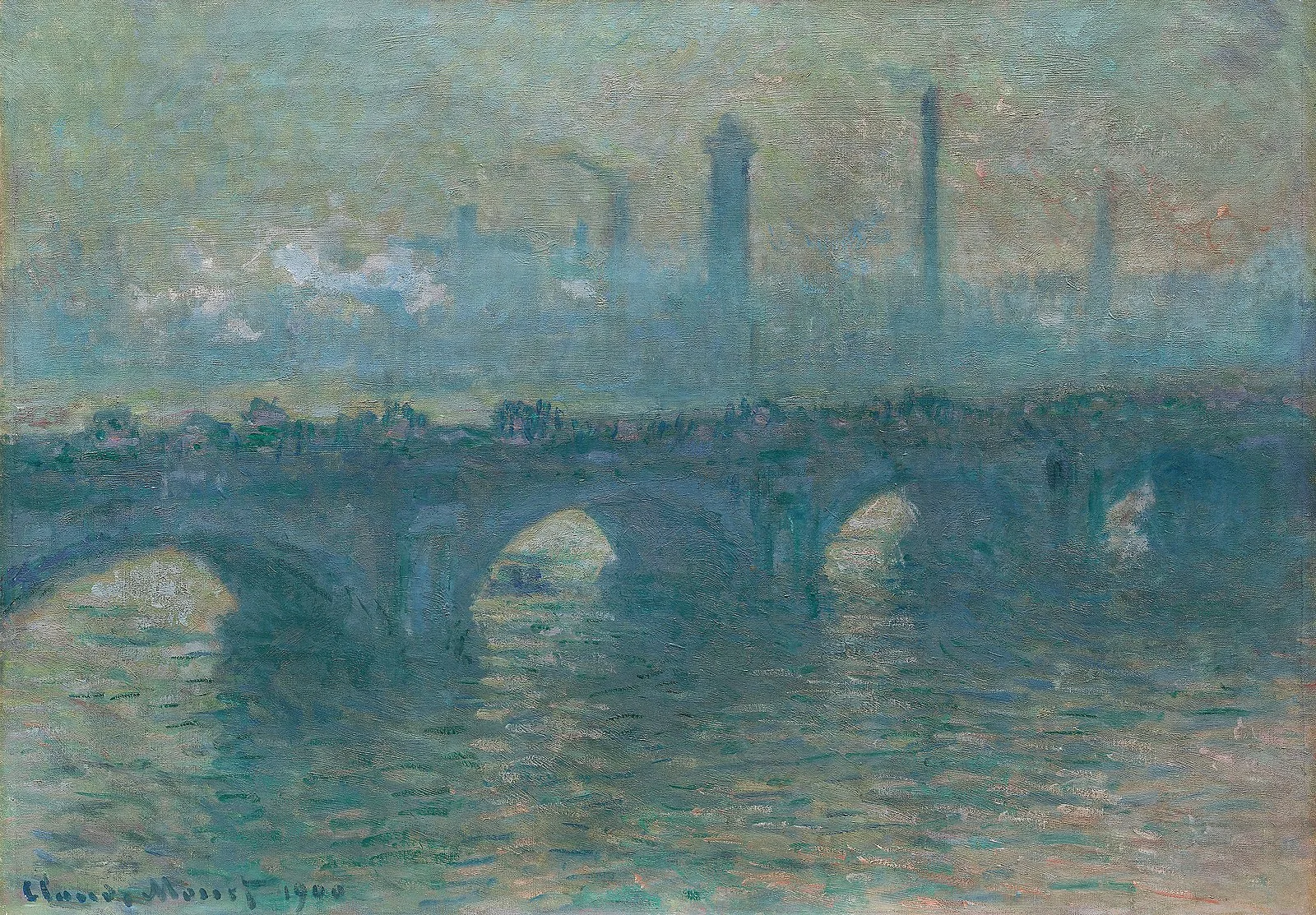 Waterloo Bridge, Grey Weather