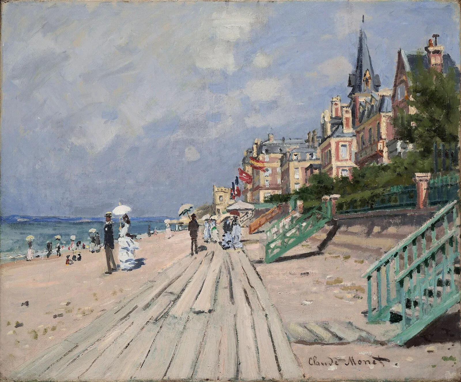 The Beach at Trouville