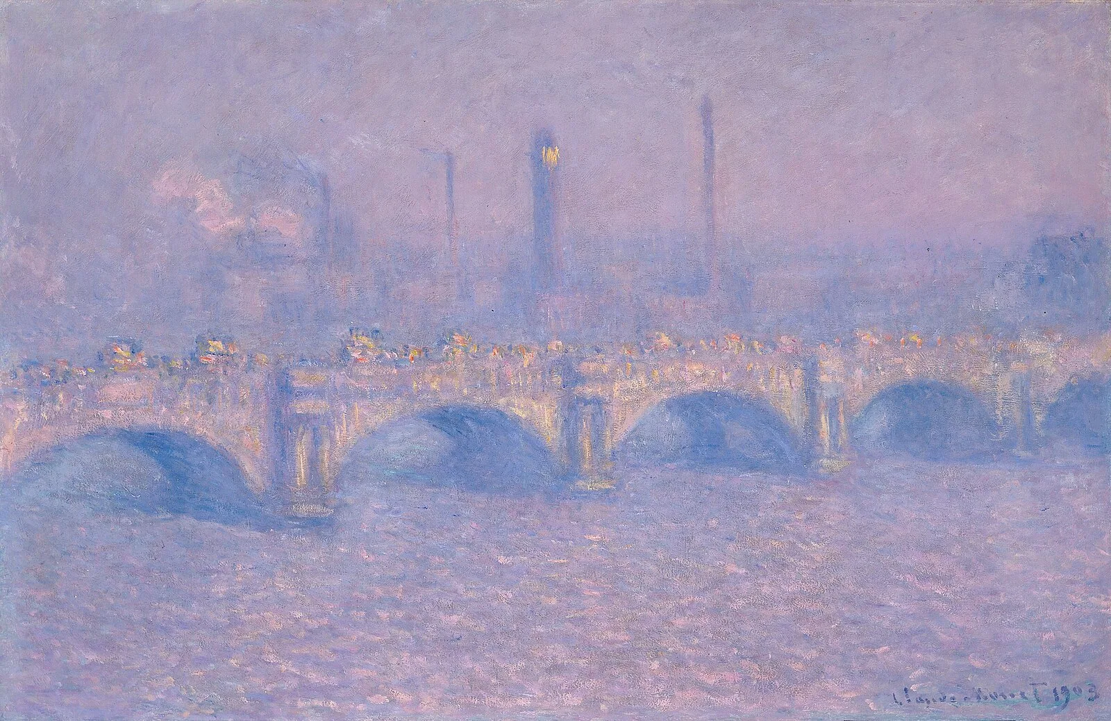 Waterloo Bridge, Hazy Sun
