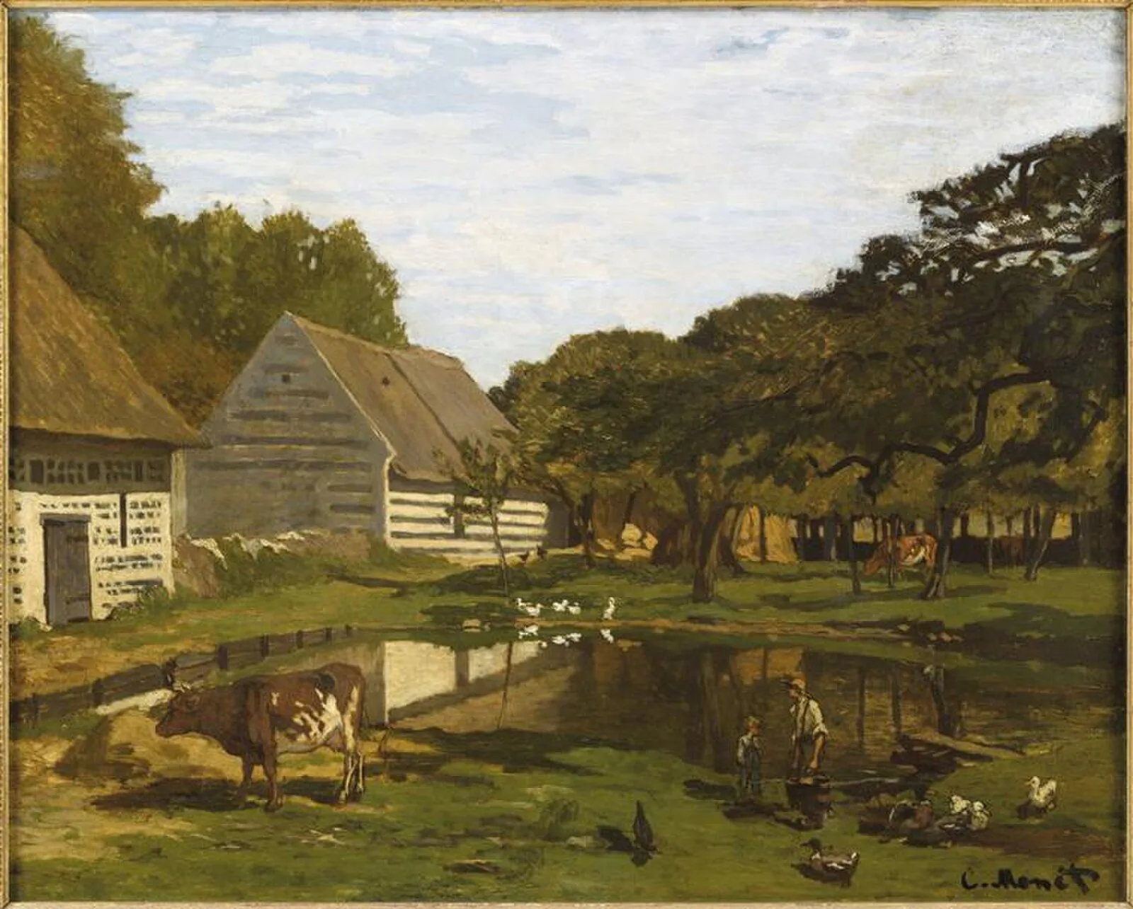 A Farmyard in Normandy