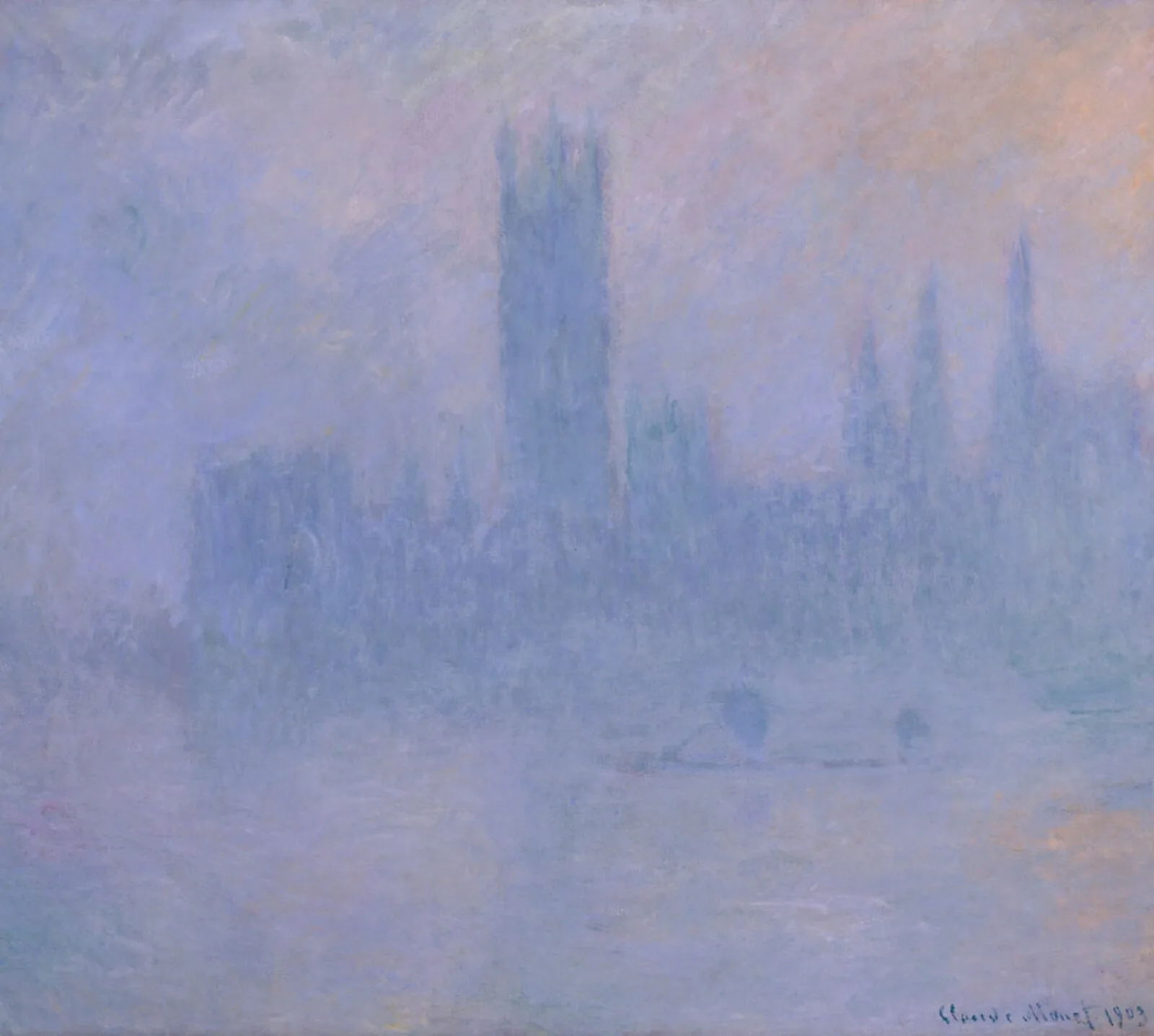 Houses of Parliament, London, Symphony in Blue