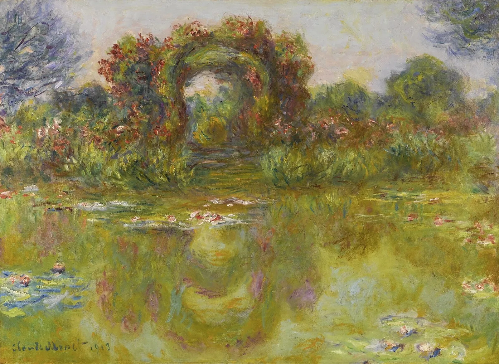 The Water-Lily Pond, Rose Arches