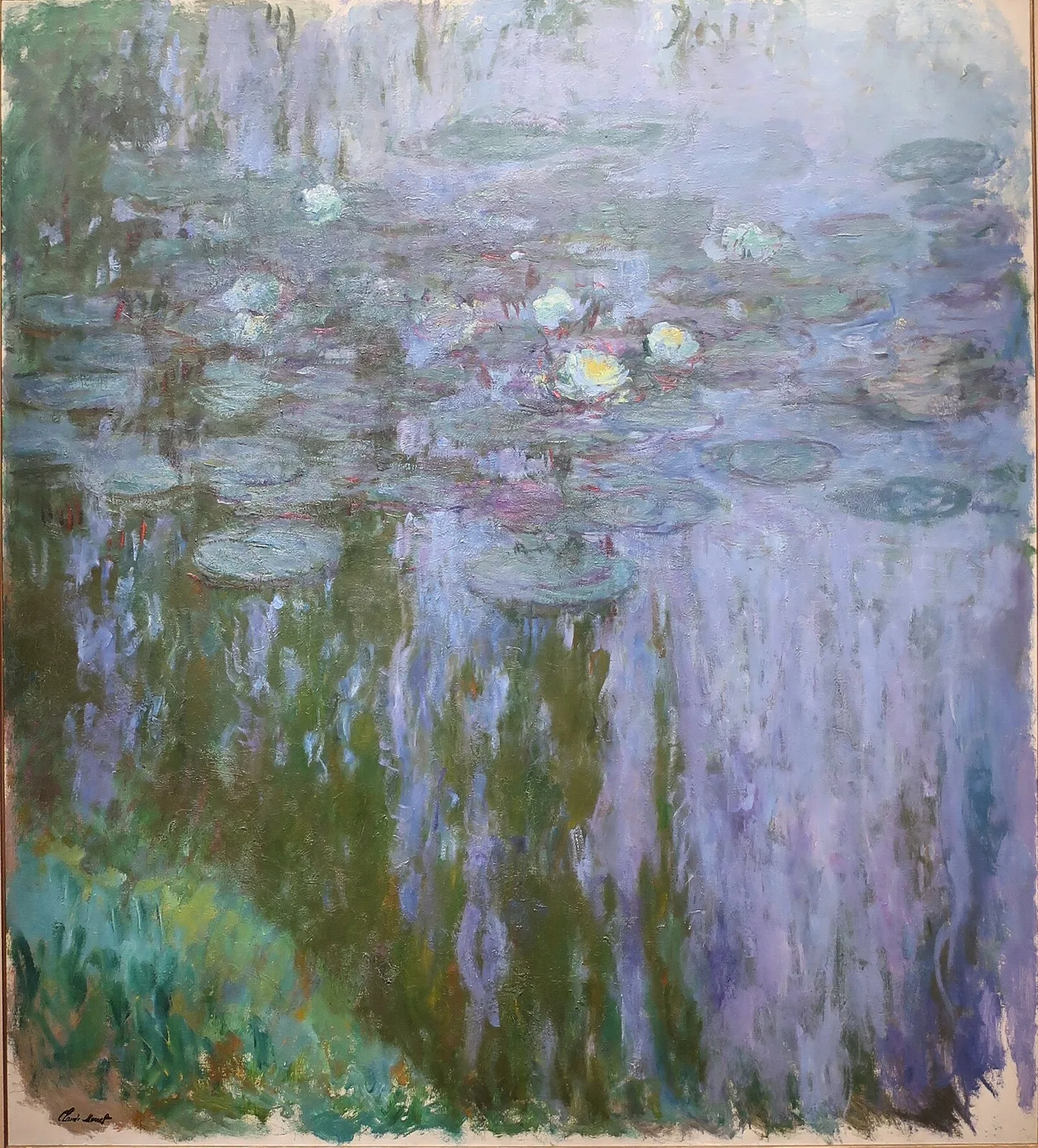 Water-Lilies, Reflection of a Weeping Willow
