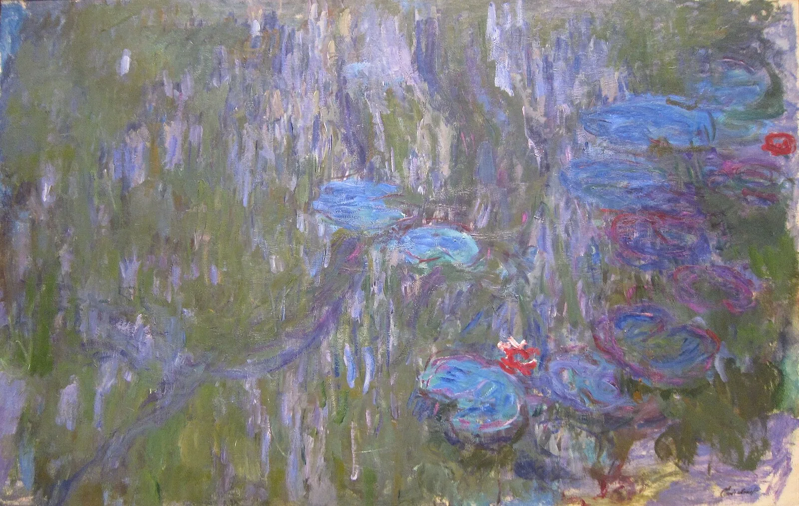 Water-Lilies, Reflection of a Weeping Willow