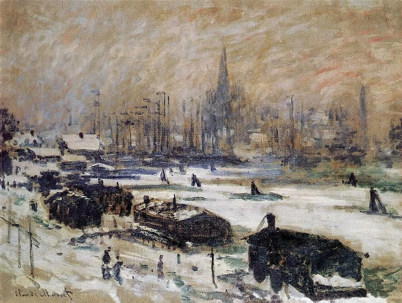 Amsterdam in the Snow