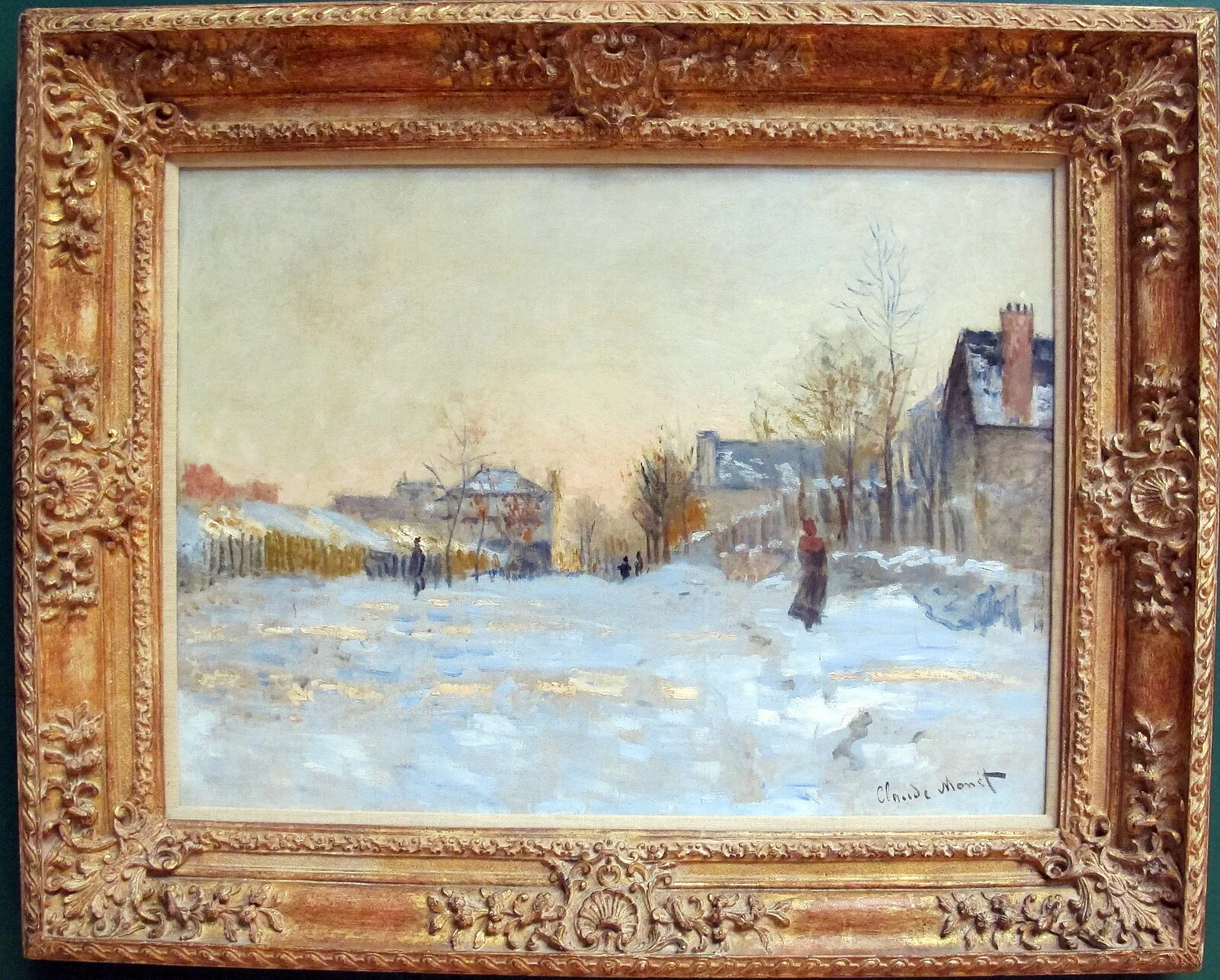 View of Argenteuil in the Snow