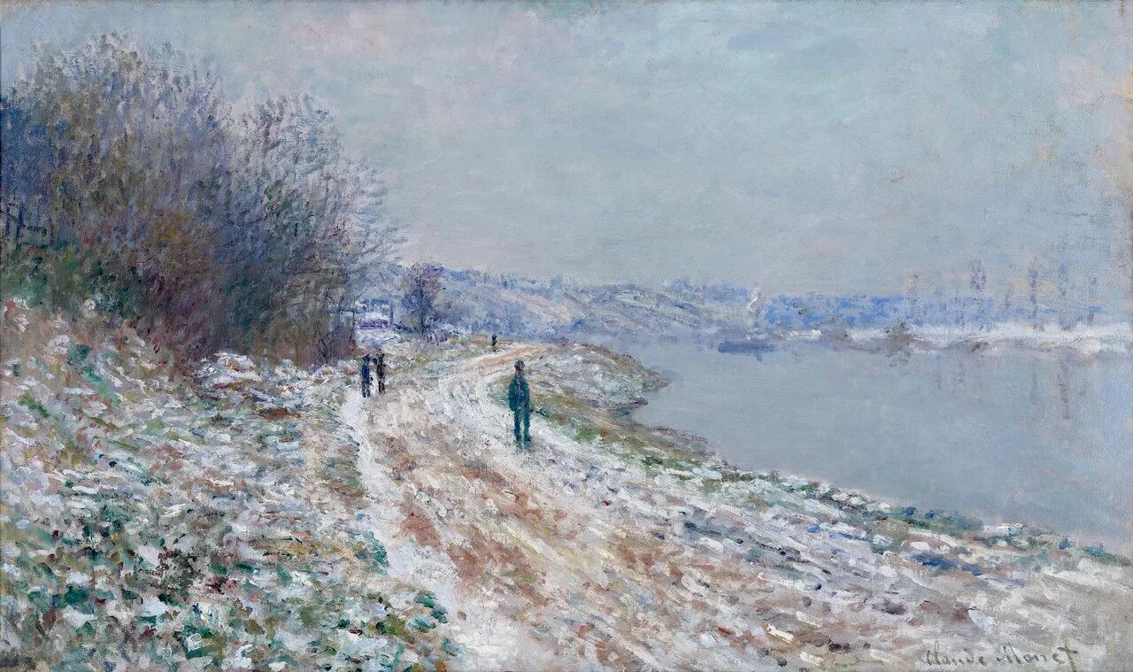 Towpath at Argenteuil in the Snow