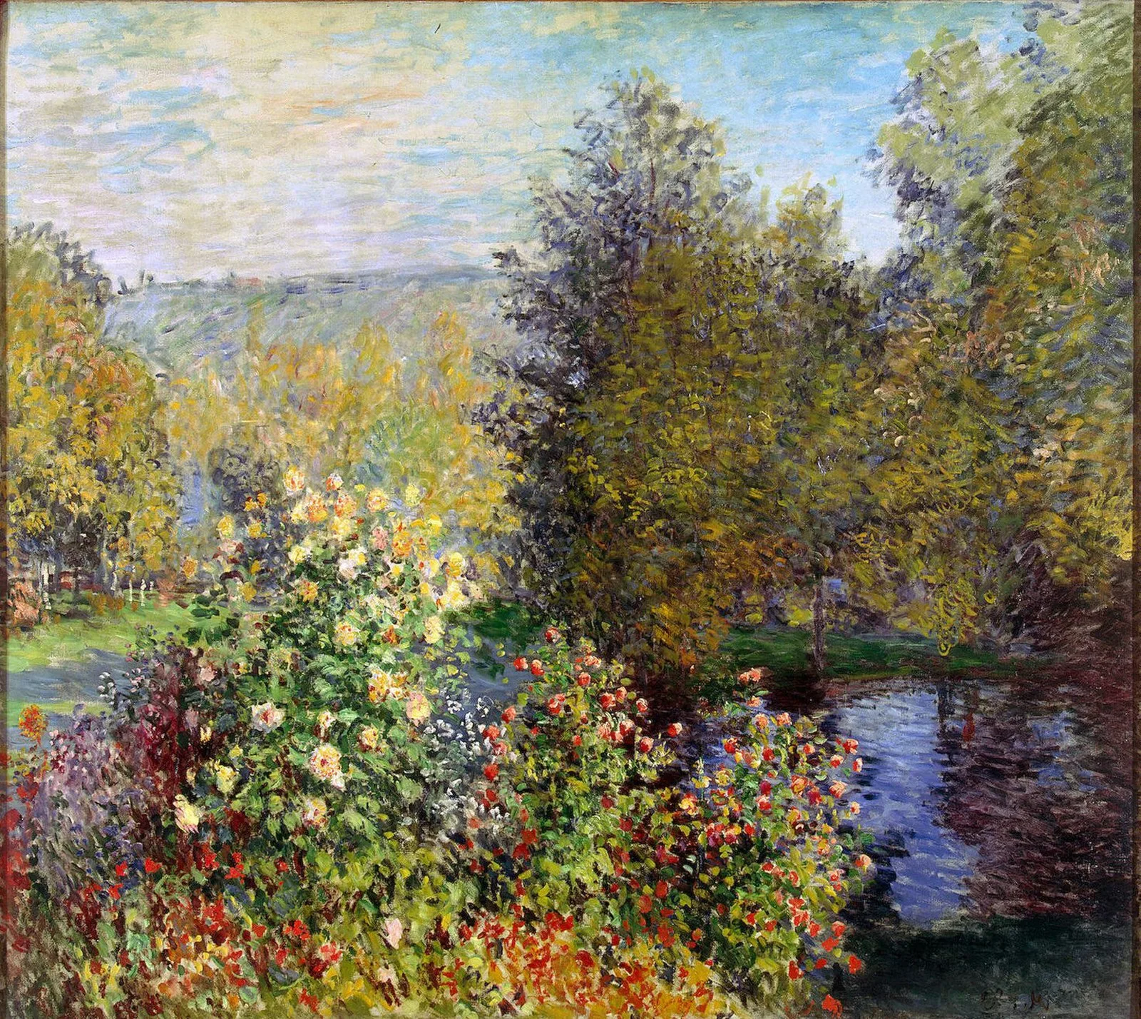 A Corner of the Garden at Montgeron