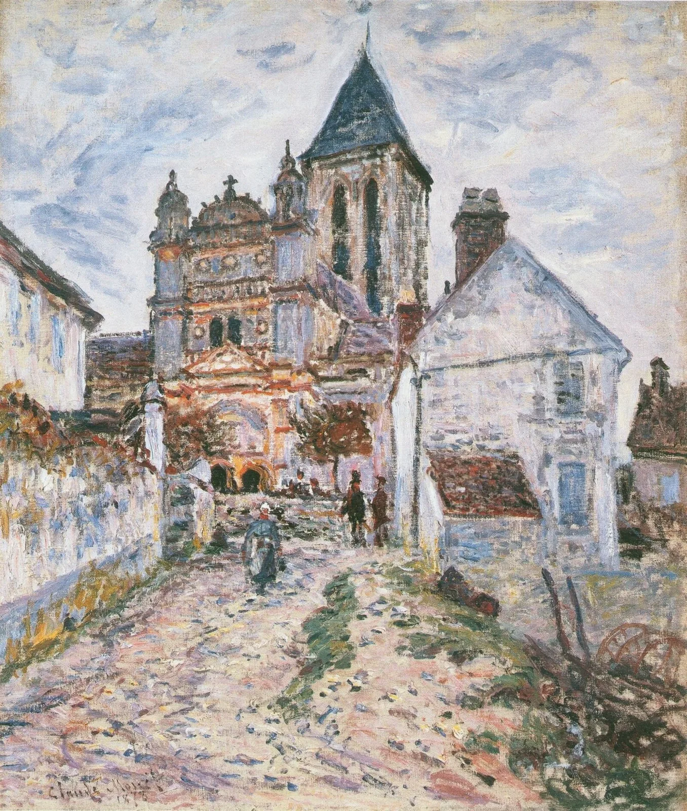 The Church at Vetheuil, Snow