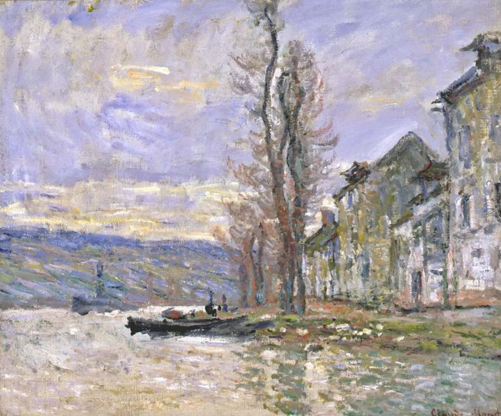 Winter on the Seine, Lavacourt