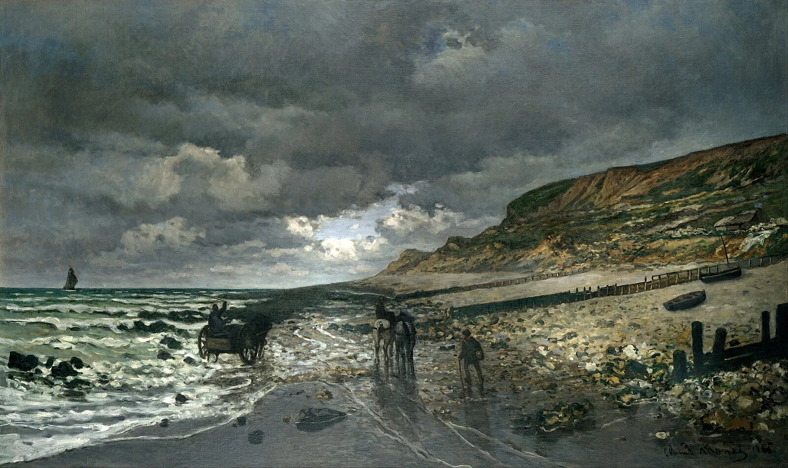The Pointe de la Heve at Low Tide